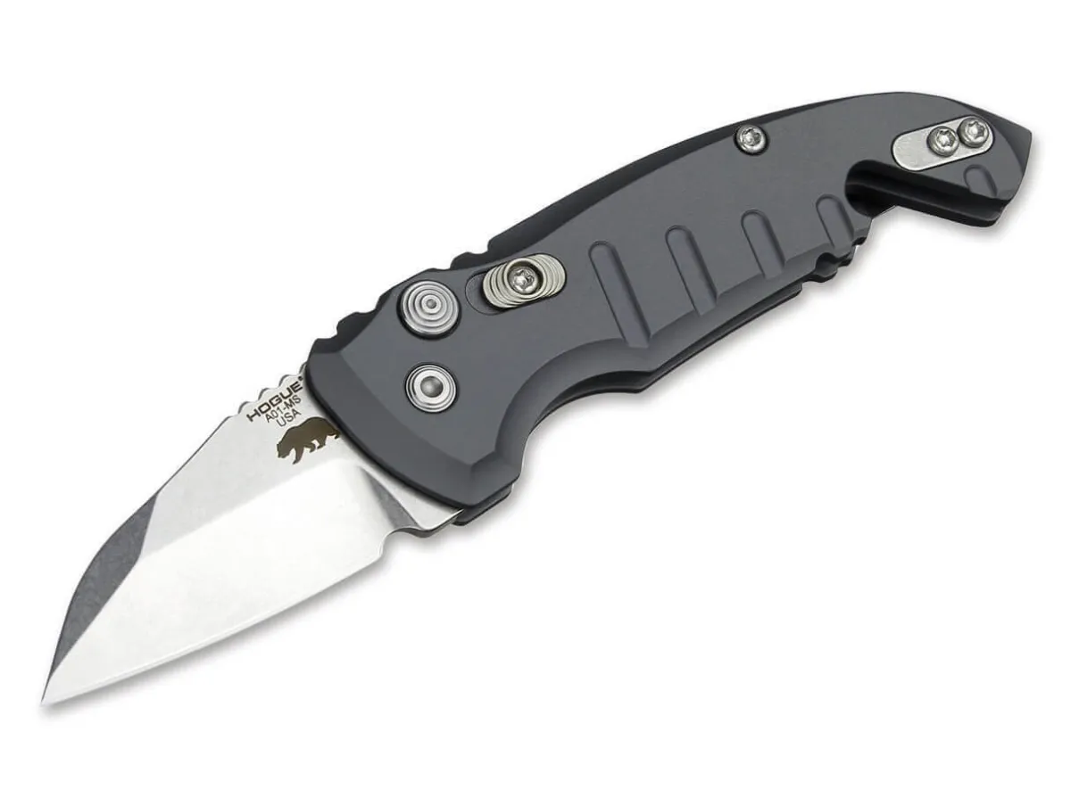 Hogue A01 Microswitch Compact Wharncliffe Grey