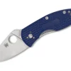 Discount Spyderco Ambitious Lightweight Cpm-S35Vn Blue Plainedge