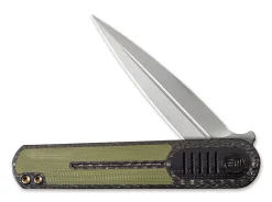 New WE Knife Angst Carbon Green