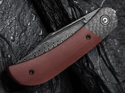 Outlet CIVIVI Appalachian Drifter Ii Damascus G10 Burgundy
