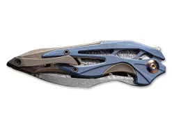 Best WE Knife Arrakis Damascus Blue
