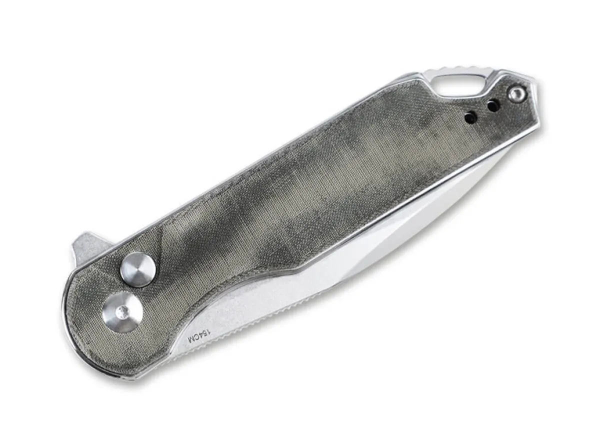 Clearance Kizer Assassin Micarta Green