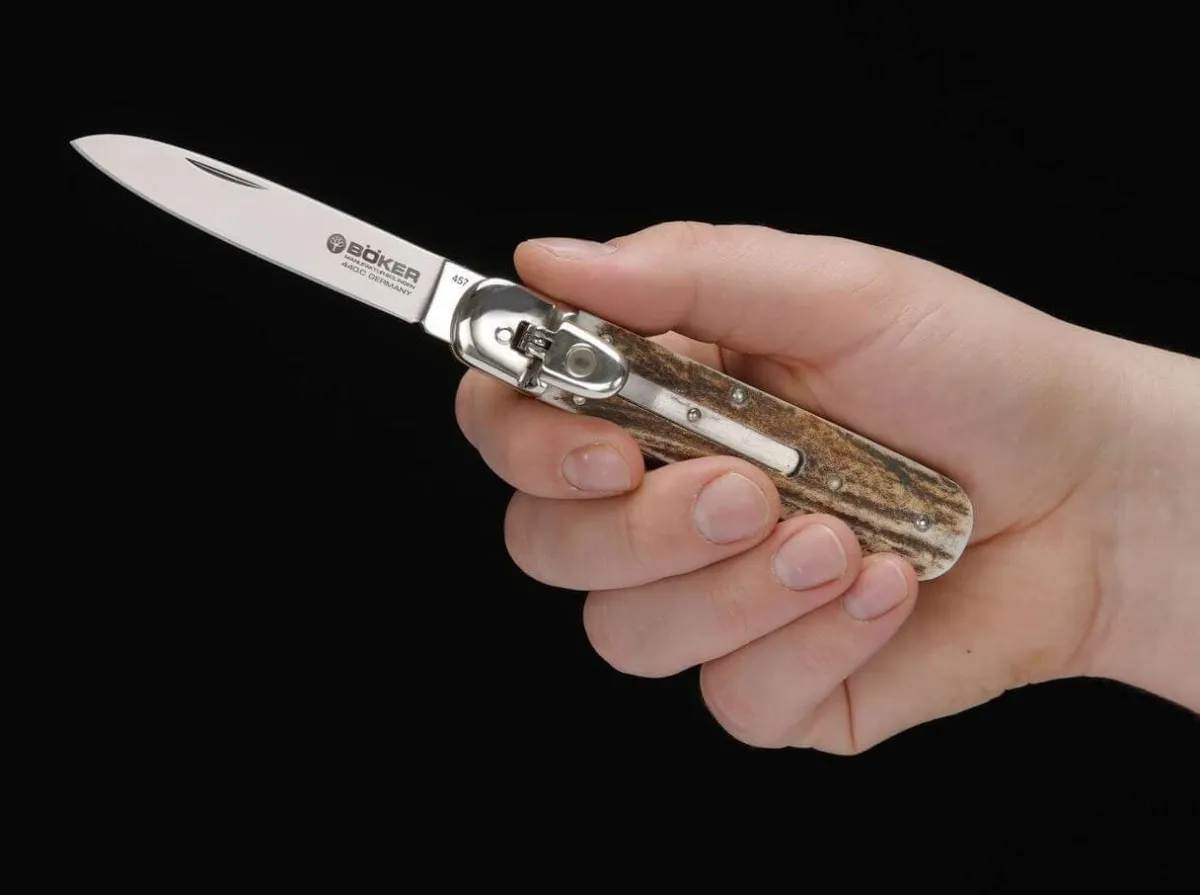 Best Böker Manufaktur Solingen Automatic Classic Stag