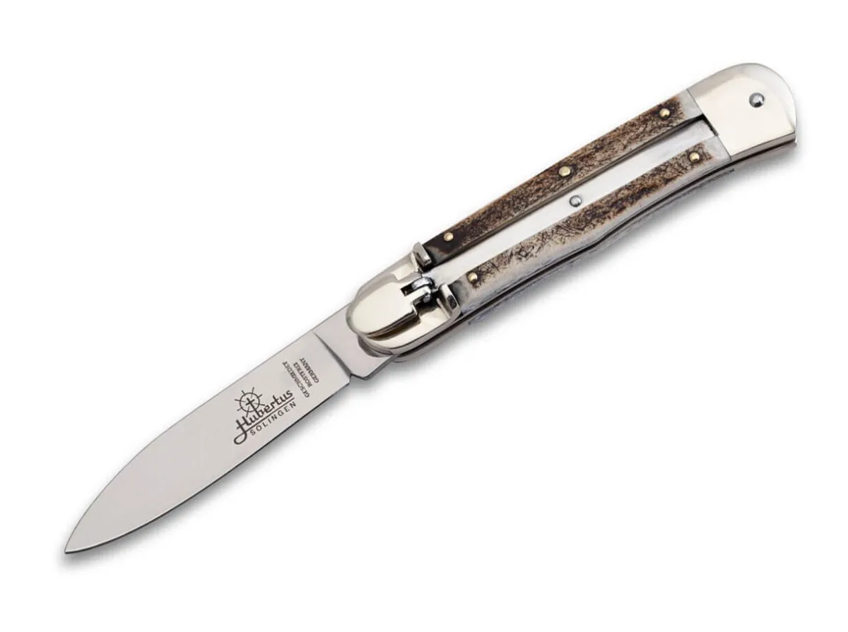 Sale Hubertus Automatic Knife Stag Large