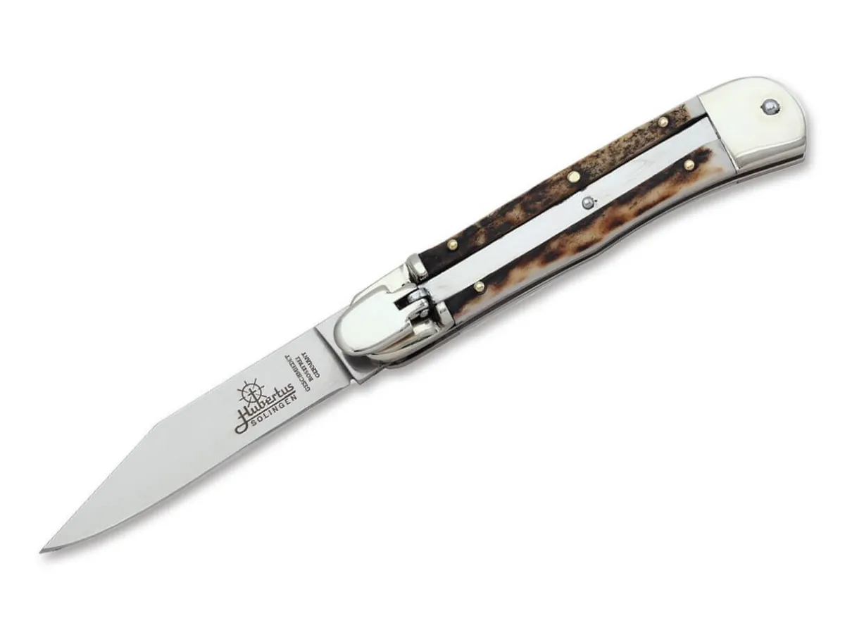 Sale Hubertus Automatic Knife Stag Large