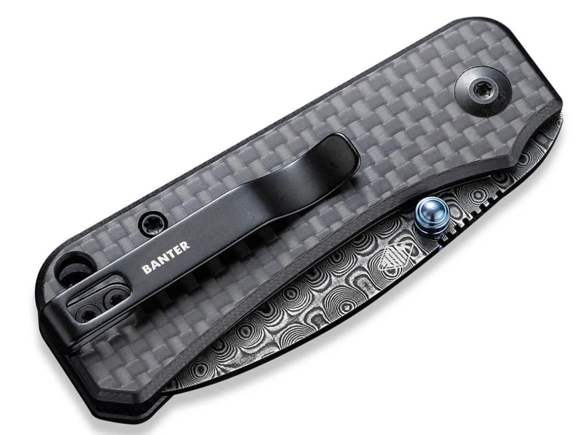 Sale CIVIVI Baby Banter G10 Cf Black Damascus