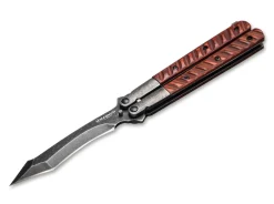 Clearance Magnum Balisong Wood Tanto