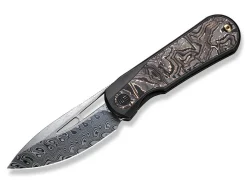 Outlet WE Knife Baloo Damascus Titanium Cf Black