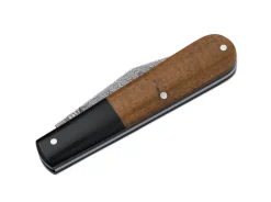 Hot Böker Manufaktur Solingen Barlow Integral Burlap Micarta Damast