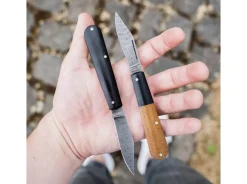 Hot Böker Manufaktur Solingen Barlow Integral Burlap Micarta Damast