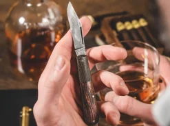 Hot Böker Manufaktur Solingen Barlow Integral Leopard-Damascus