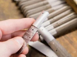 Hot Böker Manufaktur Solingen Barlow M4 Sherman-Damascus