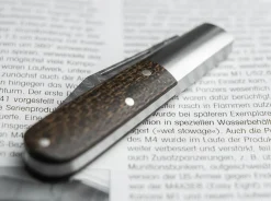 Hot Böker Manufaktur Solingen Barlow M4 Sherman-Damascus