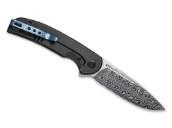 New WE Knife Beacon Damascus Titanium Black