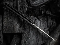 Online WE Knife Beacon Titanium Black