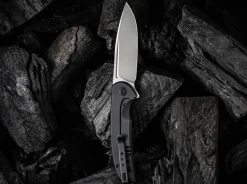 Online WE Knife Beacon Titanium Black