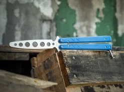 Clearance Böker Plus Bhq Balisong Trainer Blue