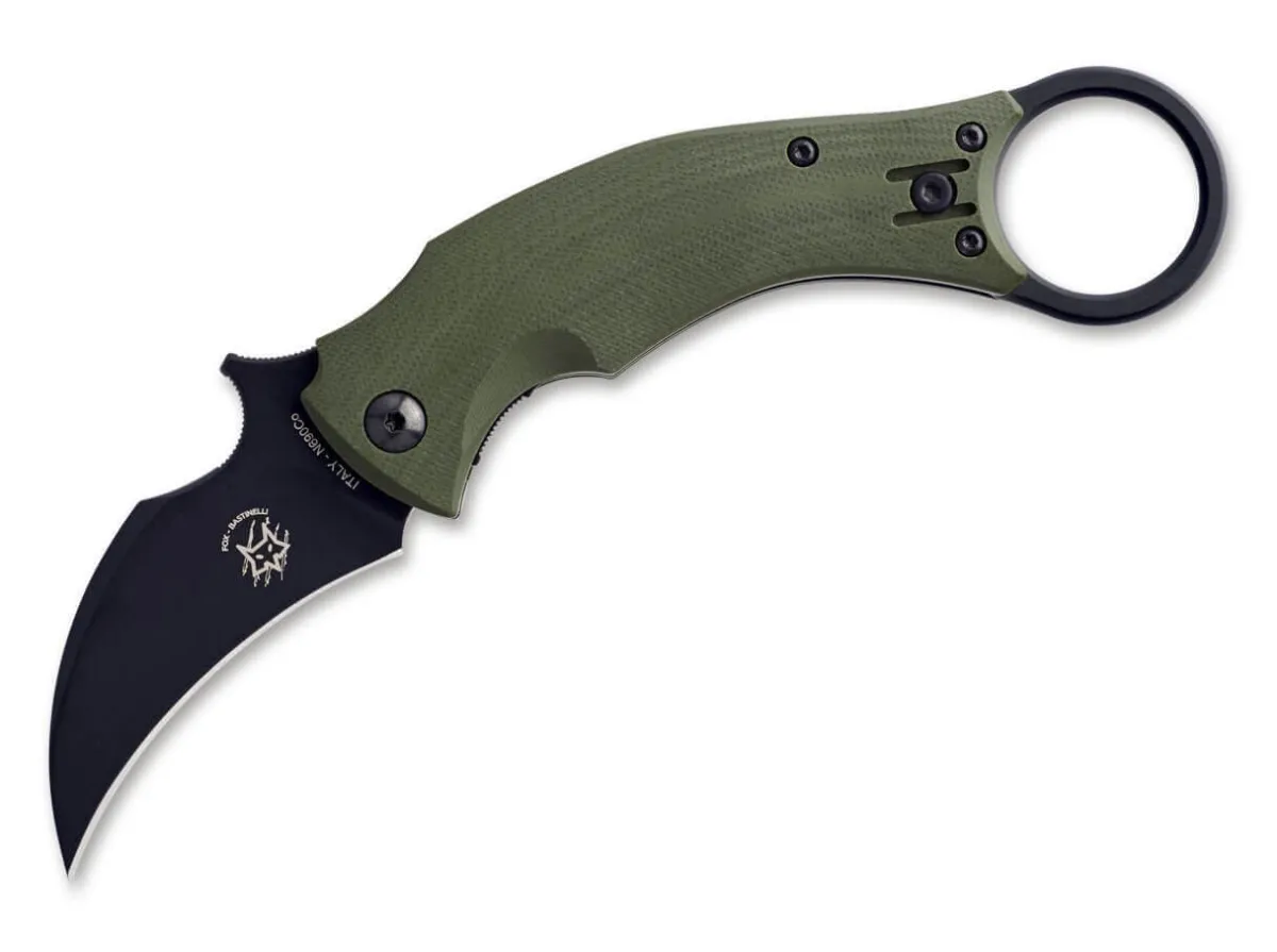 New Fox Knives Black Bird Green