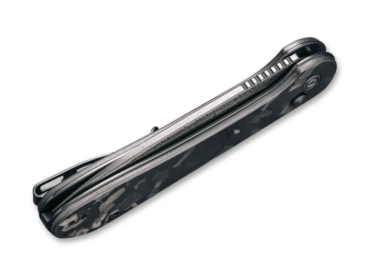 Sale CIVIVI Button Lock Elementum Damascus Cf