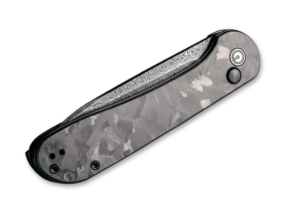 Sale CIVIVI Button Lock Elementum Damascus Cf
