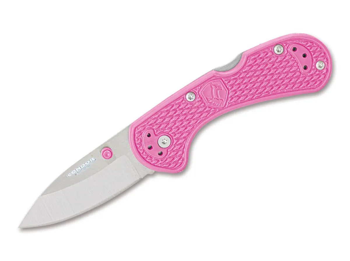 Hot Condor Cadejo Drop Point Folder Pink