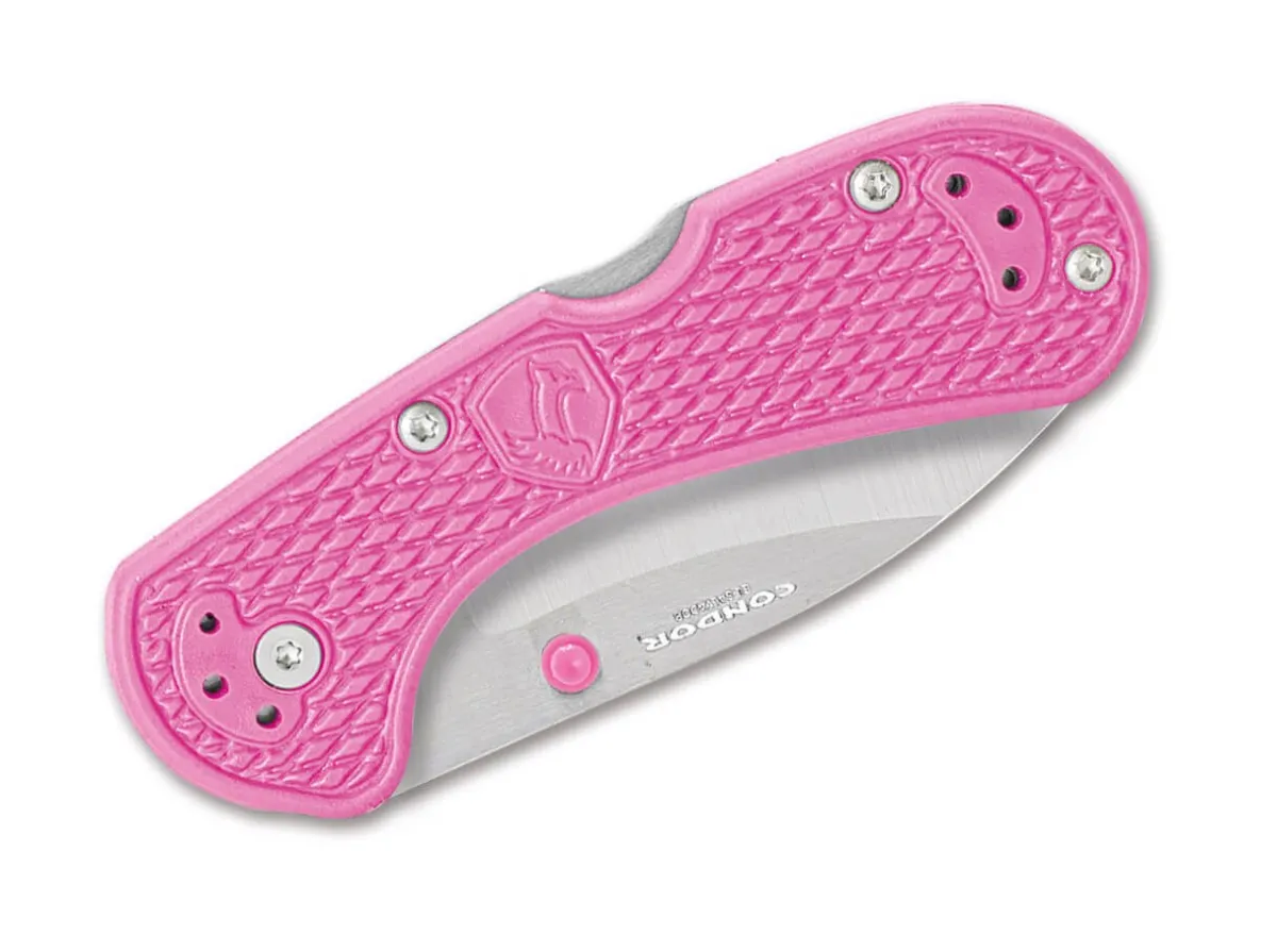 Hot Condor Cadejo Drop Point Folder Pink