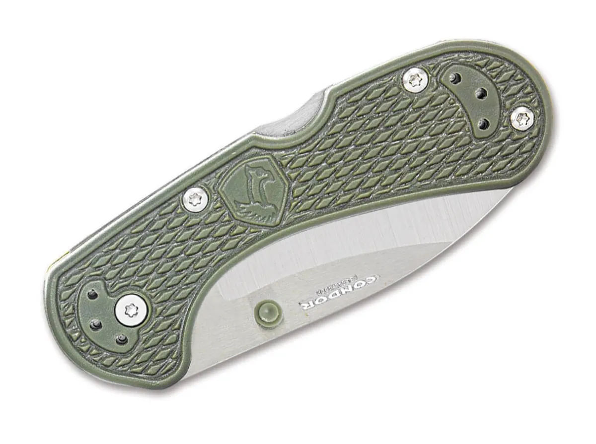 Clearance Condor Cadejo Drop Point Folder Army Green
