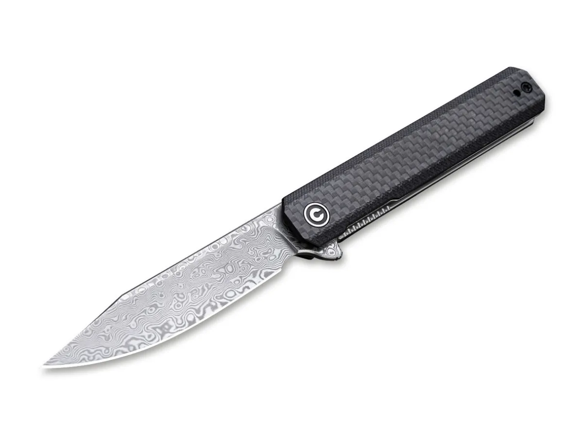 CIVIVI Chronic Damascus Black