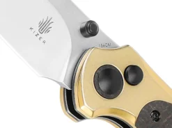 New Kizer Clairvoyant 154Cm Brass Micarta Black