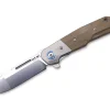 Discount MKM Clap Micarta Green Titanium Bolster