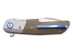 Discount MKM Clap Micarta Green Titanium Bolster