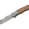 Clearance MKM Clap Olive Wood Titanium Bolster