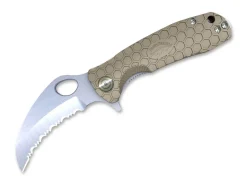 New Honey Badger Claw Small Tan Serrated