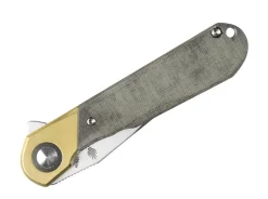 New Kizer Comet Brass Micarta Green