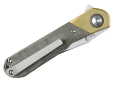 New Kizer Comet Brass Micarta Green