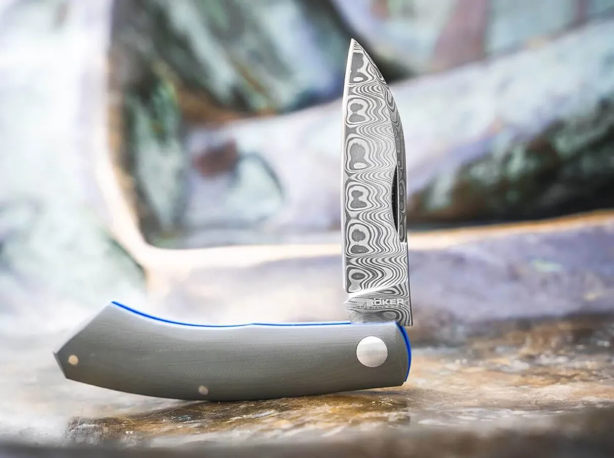 Clearance Böker Manufaktur Solingen Damast Annual Knife 2023