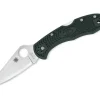 Discount Spyderco Delica 4 Lightweight Flat Ground Racing Green