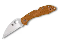 Best Spyderco Delica 4 Lightweight Orange Wharncliffe