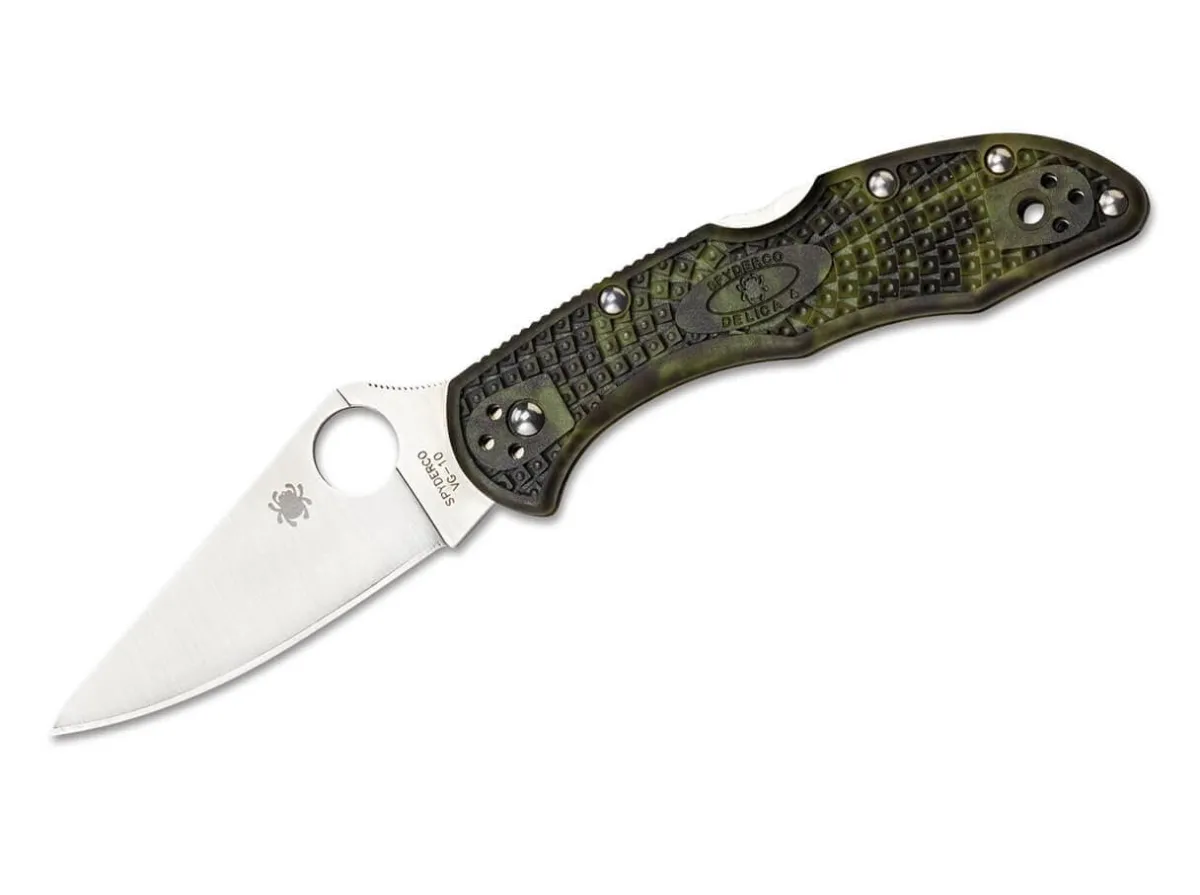 Clearance Spyderco Delica 4 Lightweight Zome
