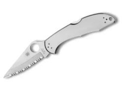 Online Spyderco Delica 4 Stainless Steel Serrated