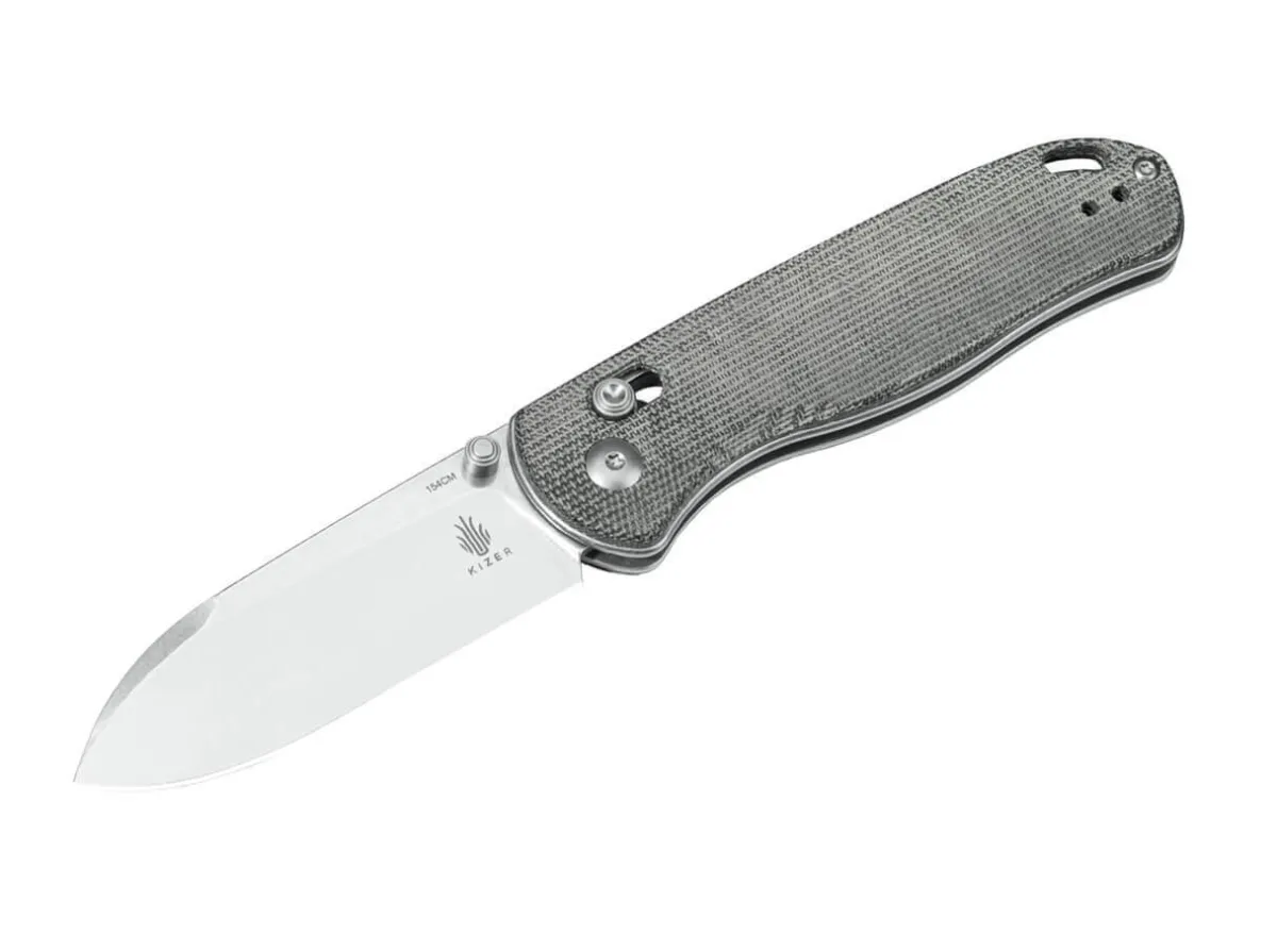 Online Kizer Drop Bear Micarta Grey