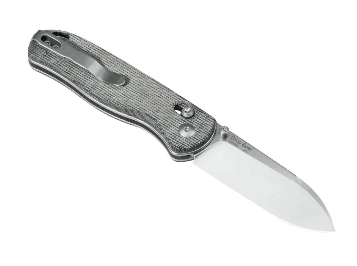 Online Kizer Drop Bear Micarta Grey