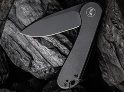 New WE Knife Elementum Titanium Black