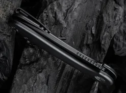 New WE Knife Elementum Titanium Black