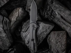 New WE Knife Elementum Titanium Black