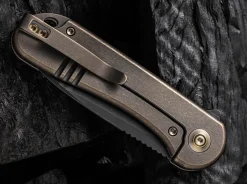 Sale WE Knife Elementum Titanium Bronze