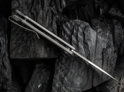 Discount WE Knife Elementum Titanium Silver