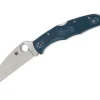 Sale Spyderco Endura 4 Lightweight Wharncliffe K390 Blue Plainedge