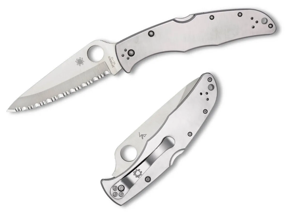 Clearance Spyderco Endura 4 Ss Wellenschiff