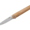 Outlet MKM Flame Light Drop Point Micarta Natural